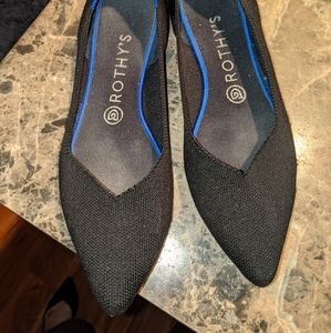 Rothys The Point Black Flats